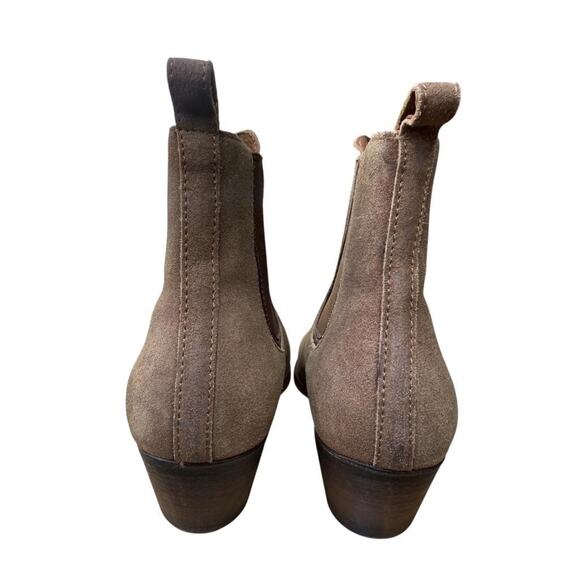 Thursday Boot Co Duchess Bootie Brown Suede EUC Women size 8 - Picture 4 of 7